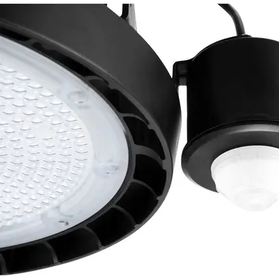 Projecteur de salle LED Sylvania Granit 120W 19500lm 840 85° IP54 DIM noir 