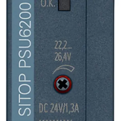 Alimentation Siemens SITOP, IN: 120…230VAC (120…240VDC), OUT: 24VDC/1.3A 