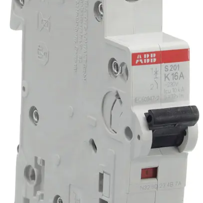 Disjoncteur ABB S201-K16 16A 6kA 