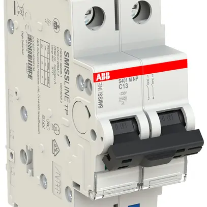 Disjoncteur SMISSLINE TP S 2×13A C 10kA NP 