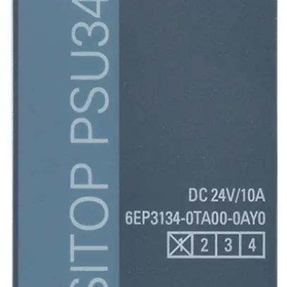 Alimentazione Siemens SITOP, IN: 24VDC, OUT: 24VDC/10A 