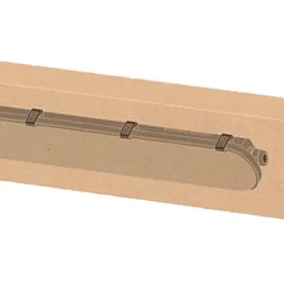 Lampada p.loc.um.LED LEDVANCE DAMP PROOF HF SEN 18W 2400lm 840 IP65 1.2m grigio 