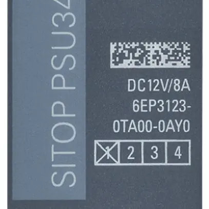 Stromversorgung Siemens SITOP, IN: 24VDC, OUT: 12VDC/8A 