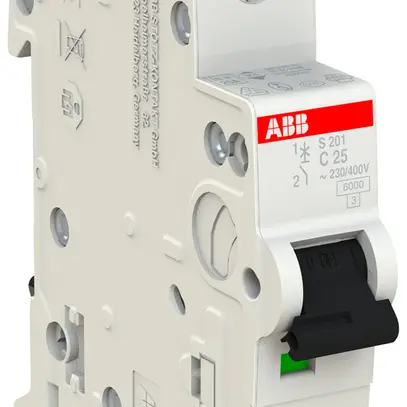 Disjoncteur ABB S201-C25 25A C 6kA 