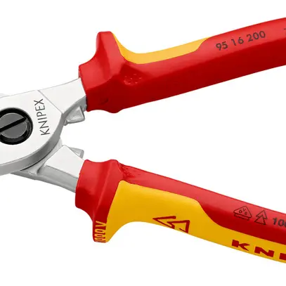 Cisaille pour câbles KNIPEX pour Ø20mm max VDE 200mm 