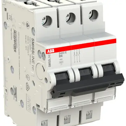 Disjoncteur SMISSLINE TP S 3×6A B 6kA 