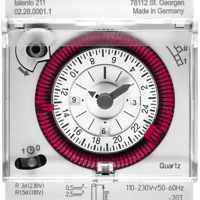 Timer AMD talento 211 1-0-Timer piombabile con morsetto a innesto 