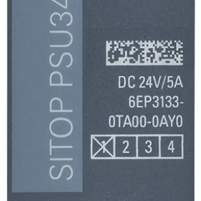 Alimentation Siemens SITOP, IN: 12VDC, OUT: 24VDC/4A 