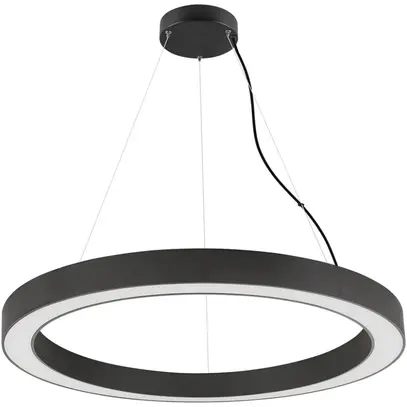 Lampada sospesa LED SLV MEDO RING 90 42W 5000lm 930/940 DALI Ø900mm nero 