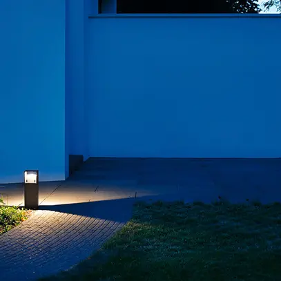 Lampada da terra LED SLV LOGS 40, 6W 330lm 3000K IP44 antracite 