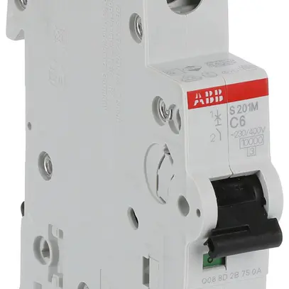 Disjoncteur ABB S201M-C6 6A C 10kA 