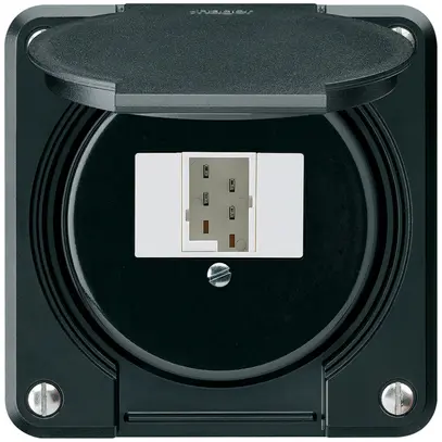 Boîte de raccordement ENC robusto IP55 noir 1×TT83 