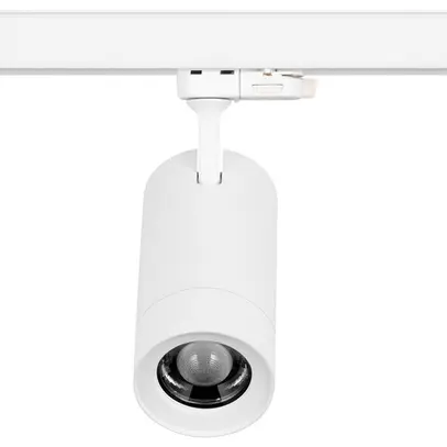 Projecteur LED Sylvania Lenzo Large 30W 2250lm 940 VAR 3ph 18°…50° Ø75 blanc 