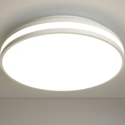 Plafonnier/applique LED VARIO 28 HF+secour.3h 3000/4000K 13/18W 1980lm Ø280 IP54 