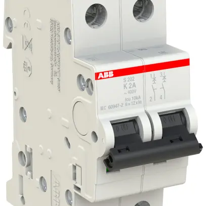 Disjoncteur ABB S202-K2 2A 6kA 