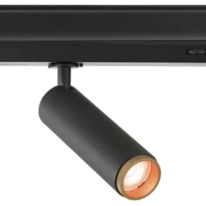 Spot LED SLV GRIP M 1×15W 1000lm 920…930 42° VAR AD3PH Ø43×147mm noir 
