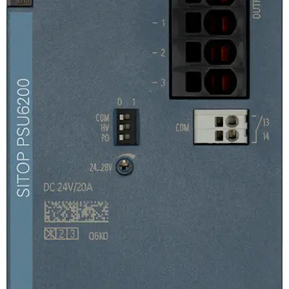 Alimentazione Siemens SITOP, IN: 120…230VAC (120…240VDC), OUT: 24VDC/20A 
