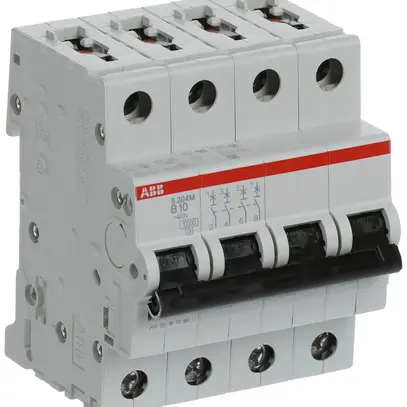 Disjoncteur ABB S204M-B10 10A B 10kA 