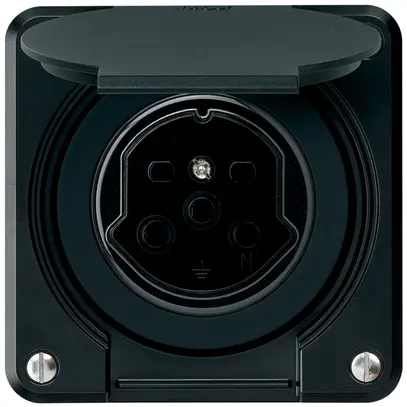 Prise ENC robusto type 15 noir 