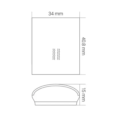 Capteur de vibrations/verre cassé KnockautX, par BRELAG 
