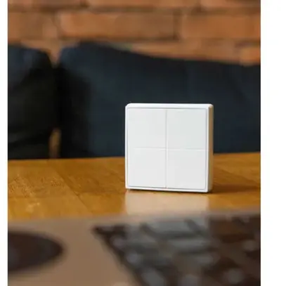 Commutateur Shelly BLU Wall 4 blanc, autonome 