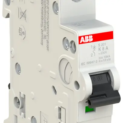 Disjoncteur ABB S201-K8 8A 6kA 