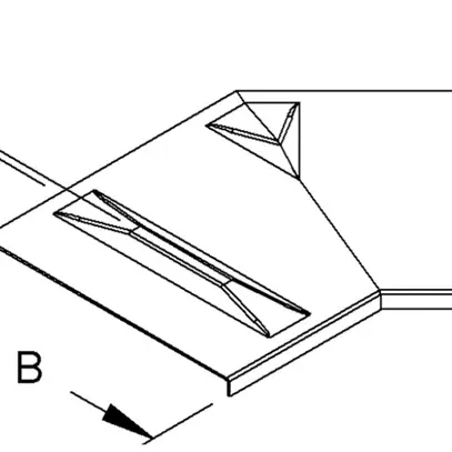 Deckel Niedax zu Horizontalbogen 400 