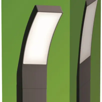 Paletto luminoso LED Philips Splay 12W 1100lm 2700K pedana 600mm IP44 antracite 