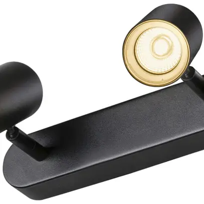 Spot LED SLV NOBLO 12W 1450lm 927 VAR 240×105×127mm noir 2×Spot 