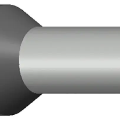 Capocorda Ferratec DIN isolalto 4mm²/10mm grigio 