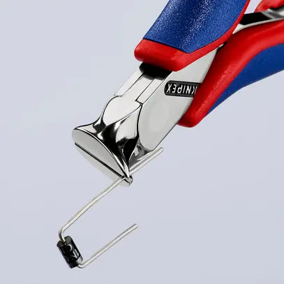 Pinza taglio inclinato per elettronico KNIPEX 120mm 15° 
