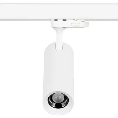 LED-Strahler Sylvania Lenzo Small 15W 1000lm 940 DIM 3PH 15°…50° Ø60 weiss 