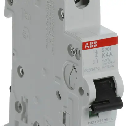 Disjoncteur ABB S201-K4 4A 6kA 
