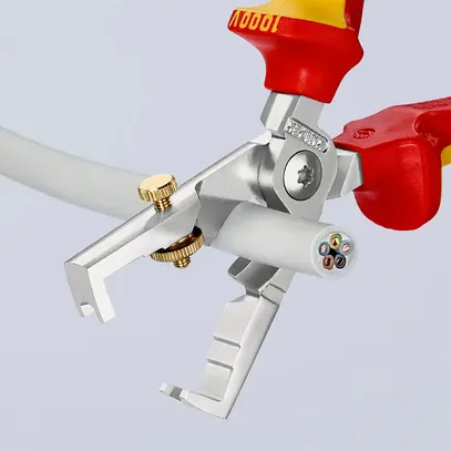 Pince à dénuder KNIPEX VDE Ø0.5mm/10mm² 180mm 