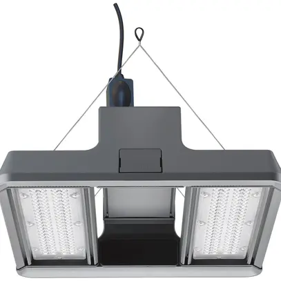 Proiett.capann.LED Sylvania Sylbay 135W 19000lm 840 IP65 30°×60° REG 410×386 
