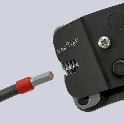 Pince à sertir KNIPEX auto-ajustable pour embouts 190mm 
