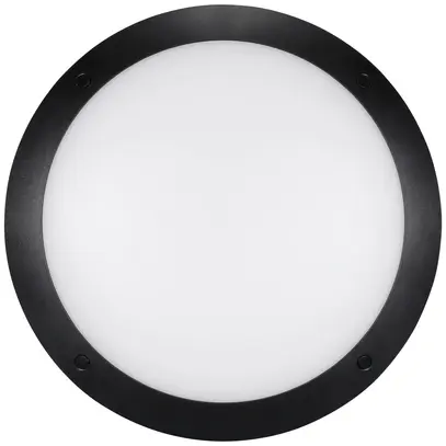 Plafoniera LED Sylvania START HF SEN 14W 1500lm 840 IP66 REG Ø350 nero 