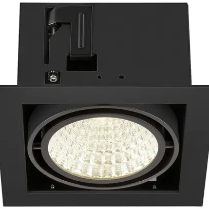Downlight LED SLV KADUX 27W 3350lm 940 30° DALI 195×195mm nero 
