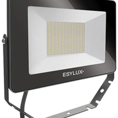 Projecteur LED ESYLUX OFL BASIC, 50W 3000K 5000lm 240×32×170mm IP65, noir 