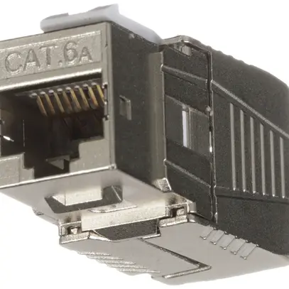 Module de raccordement Panduit Keystone RJ45 cat.6A blindé 