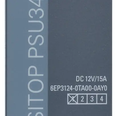 Stromversorgung Siemens SITOP, IN: 24VDC, OUT: 12VDC/15A 