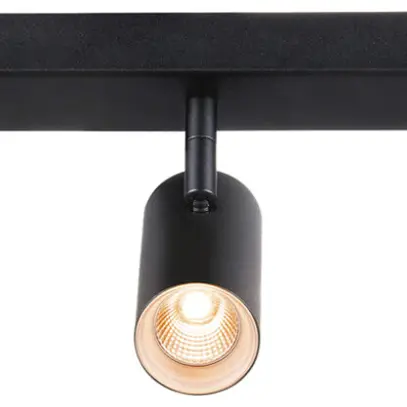 Spot LED SLV NOBLO 22W 1360lm 920…930 VAR 400×105×127mm noir 3×Spot 