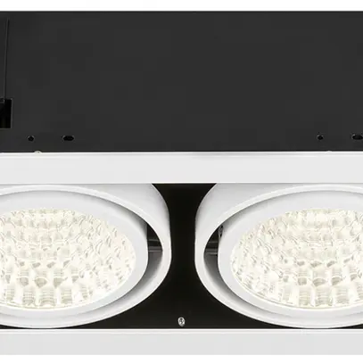 LED-Downlight SLV KADUX 2×27W 3400lm 940 30° DALI 370×195mm weiss 