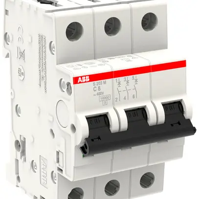 Disjoncteur ABB S203M-C8 8A C 10kA 