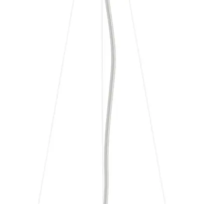 Kit de suspension à corde SLV DECONA acier 1500mm blanc 