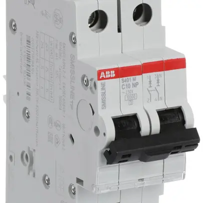 Disjoncteur SMISSLINE TP S 2×10A C 10kA NP 