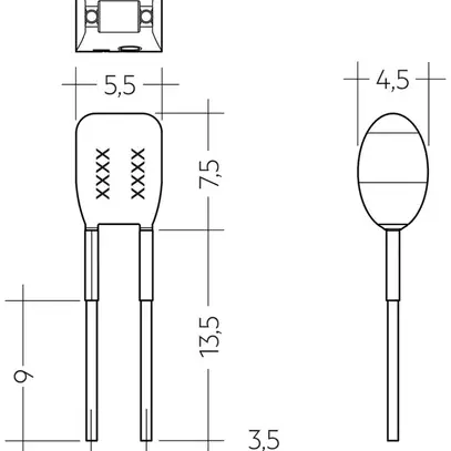 Resistenza I-Select 2 Plug per driver LED, 350mA, blu 