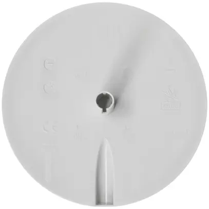 Rosetta di copertura MH clip a molla+entrata a innesto Ø98×9mm grigio chiaro 