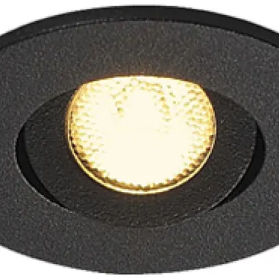 Downlight LED INS NEW TRIA MINI SET, 4.4W 143lm 3000K 30° IP44 nero opaco 
