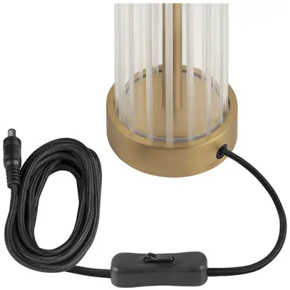 Luminaire de table LED SLV QUIMERA 4.3W 110lm 927/930 interrupteur Ø80×277mm ltn 